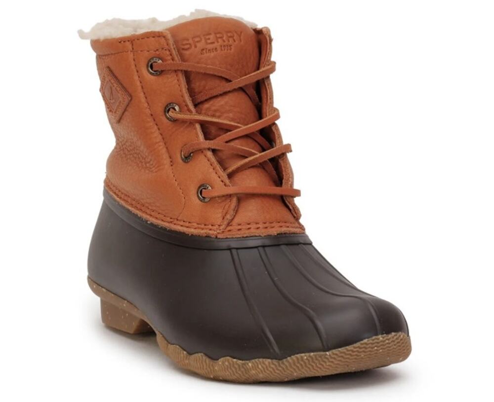 Sperry Saltwater Winter Lux Duck Boot Tan 8.5